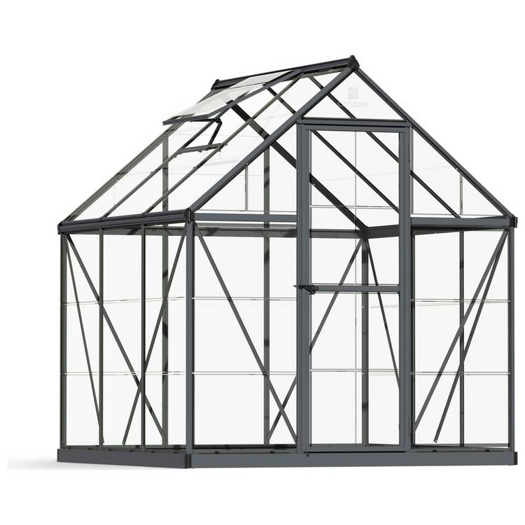 Palram Canopia Harmony Grey Greenhouse - 6 x 6ft 0