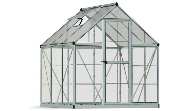 Palram Canopia Hybrid Silver Greenhouse - 6 x 6ft