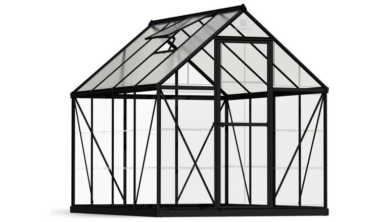 Palram Canopia Hybrid Black Greenhouse - 6 x 8ft