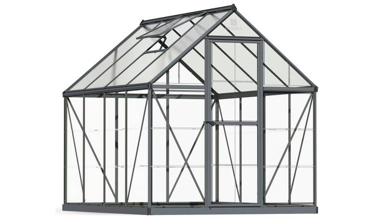 Palram Canopia Hybrid Grey Greenhouse - 6 x 8ft