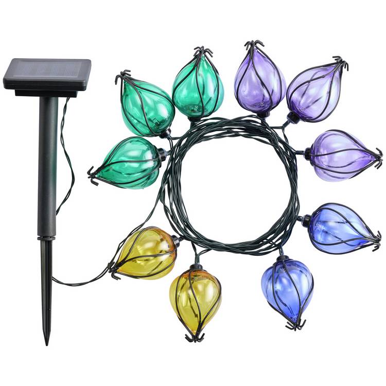Garden by Sainsburys Solar Balloon String Lights 0