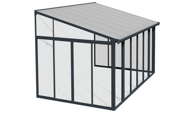 Palram Canopia Sanremo Veranda Grey 3 x 4.25m