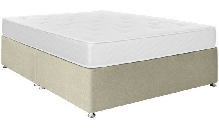 Argos Home Carlton Small Double Divan Bed - Natural