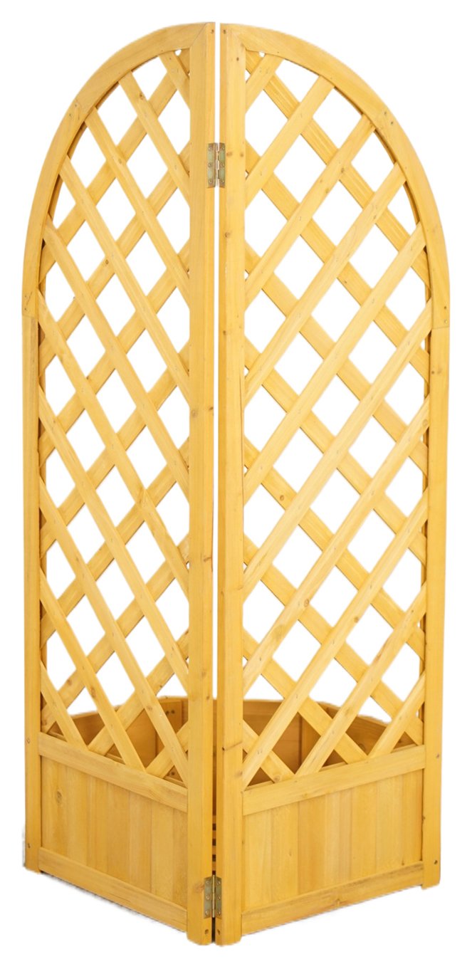 Buy Mcgregor Corner Wooden Garden Planter | Garden pots and planters | Argos