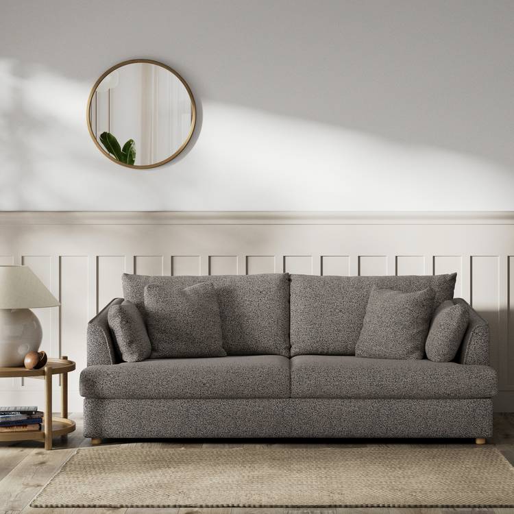 Habitat Holmfirth Fabric 3 Seater Sofa - Charcoal 0