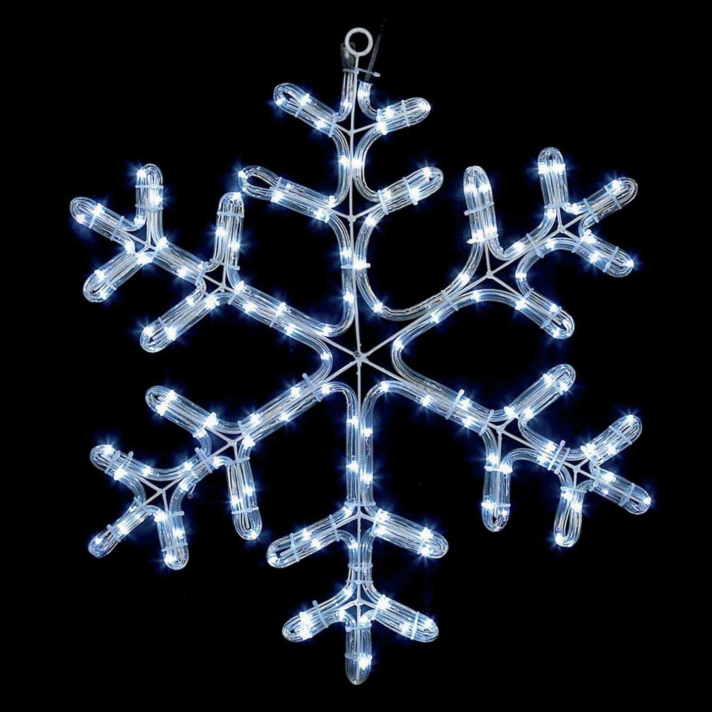 Premier Decorations 60cm LED Snowflake Ropelights