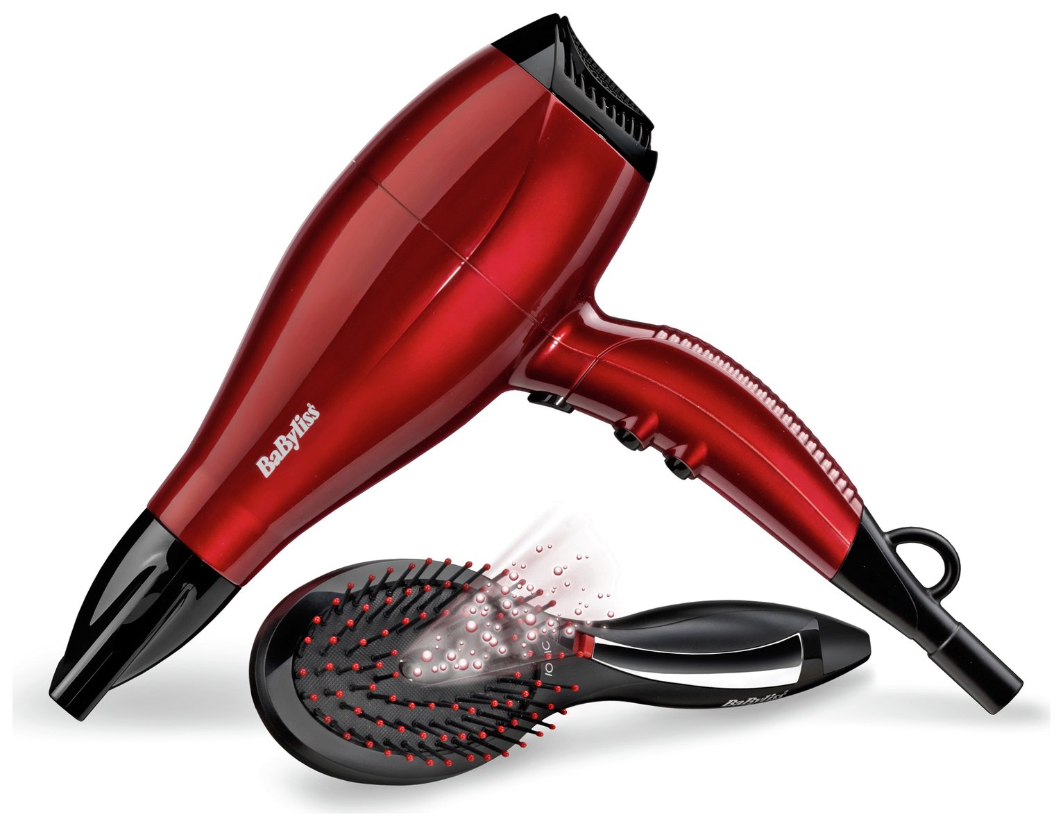 BaByliss Supershine Hair Dryer and Ionic Styling Brush Set (7173552