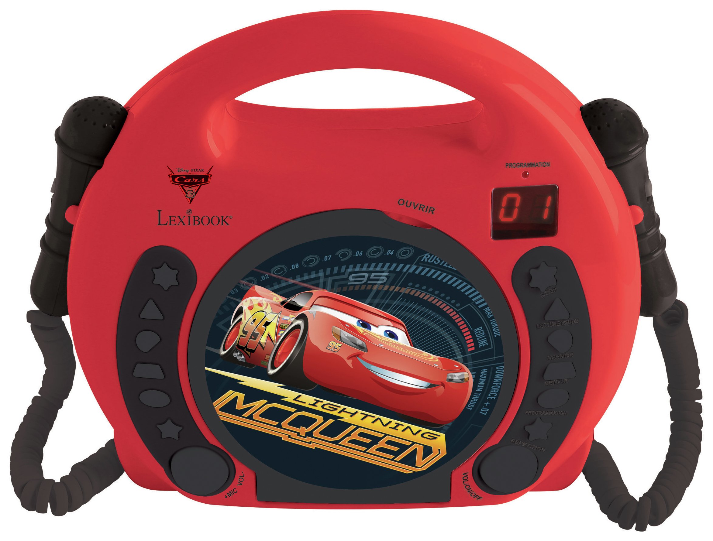 Disney Cars CD Player with 2 Microphones. Reviews