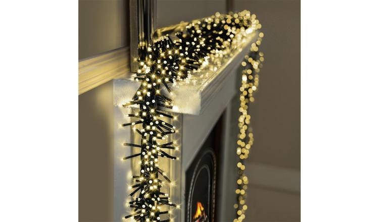 Premier Decorations 960 Warm White LED Christmas Tree Lights