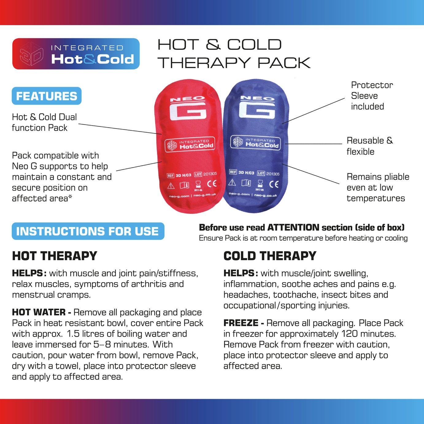 Neo G Hot & Cold Muscle Pain Relief Ice Pack Review