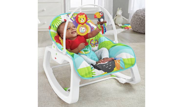 Buy Fisher Price Infant To Toddler Rocker Rainforest Baby Bouncers And Swings Argos