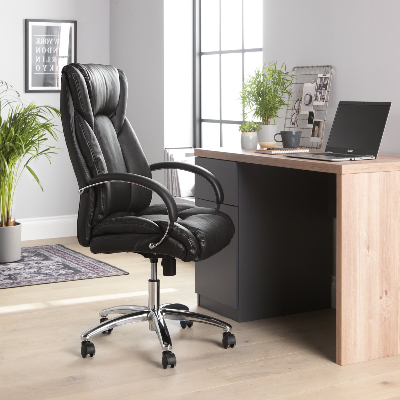 Argos Home Leather Faced Ergonomic Office Chair Review