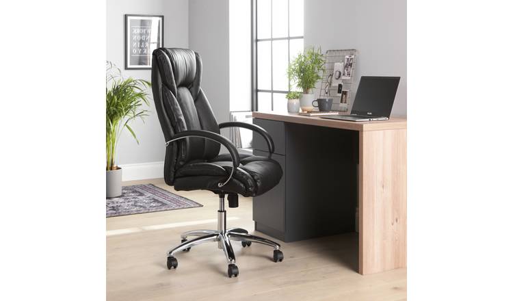 Hoh leather faced online office chair