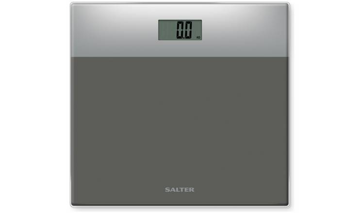 Buy Salter Glass Digital Bathroom Scales Silver Bathroom scales Argos