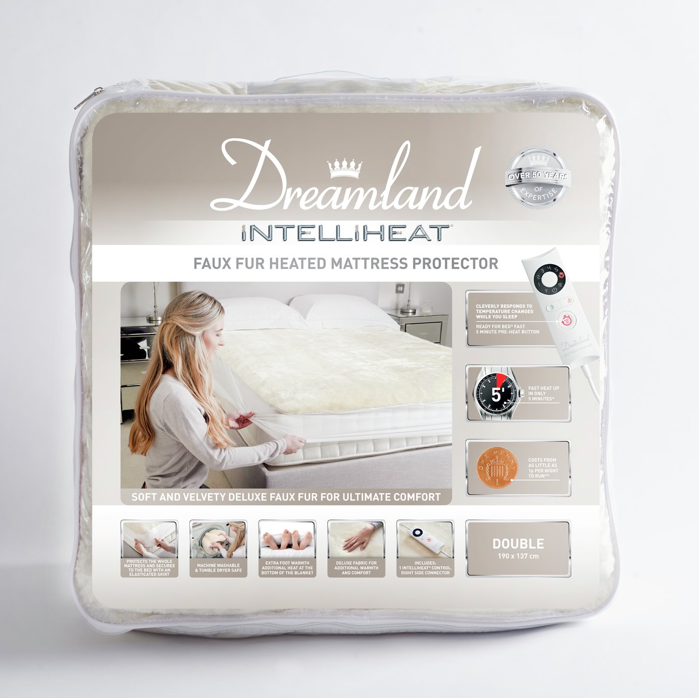 Dreamland Intelliheat Faux Fur Mattress Protector Reviews