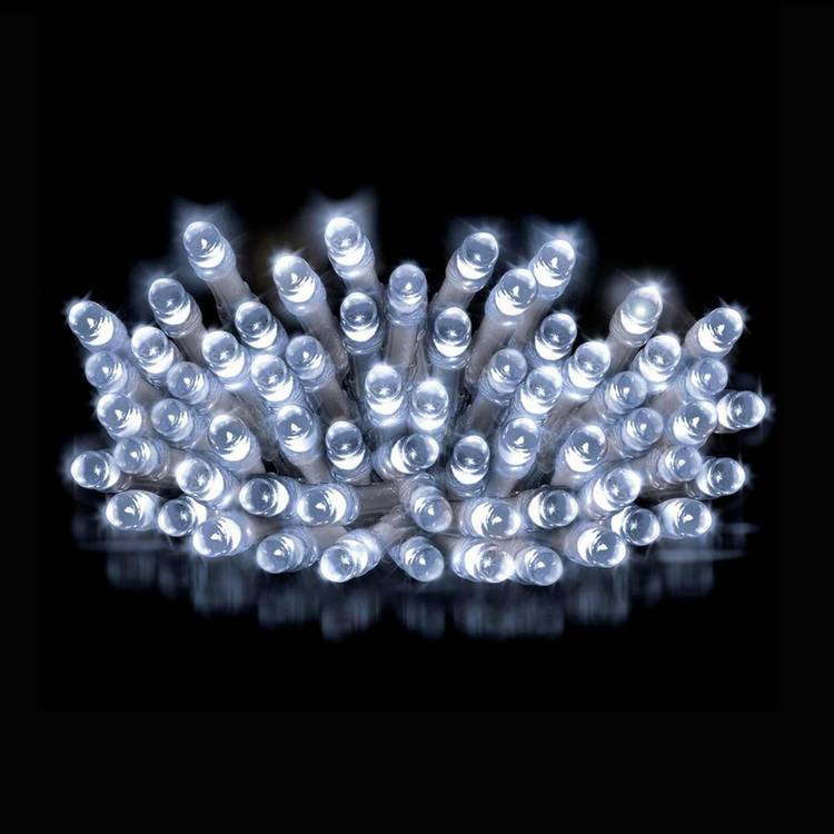 Premier Decorations 200 White LED Christmas Tree Lights 0