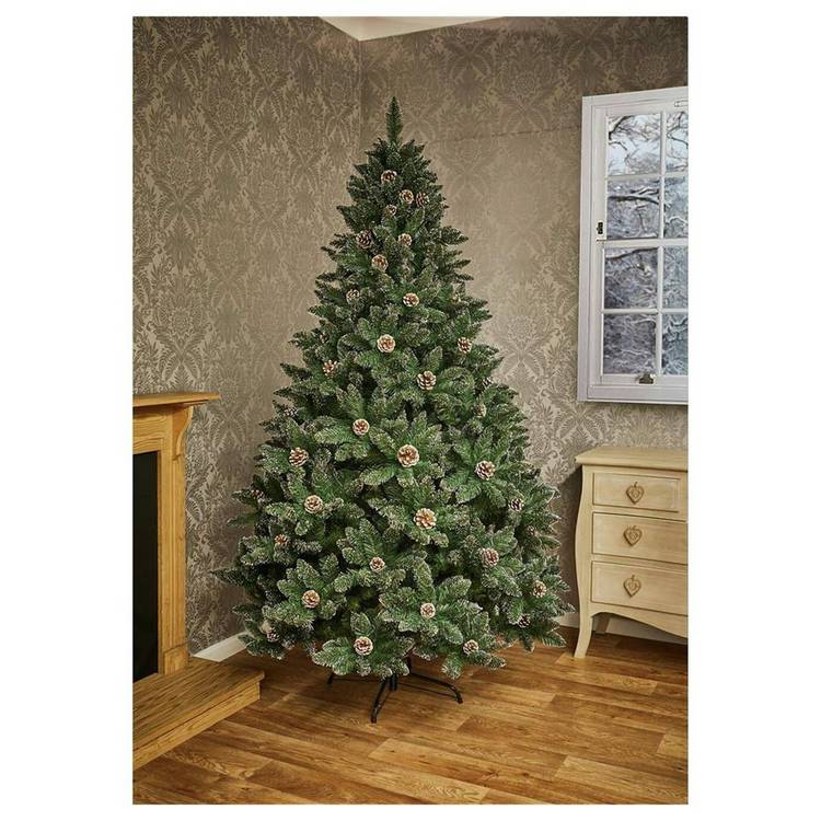 Premier Decorations 6ft Mountain Pine Christmas Tree 0