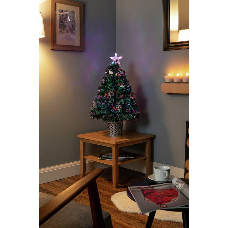 Premier Decorations Fibre Optic Pine Christmas Tree 0