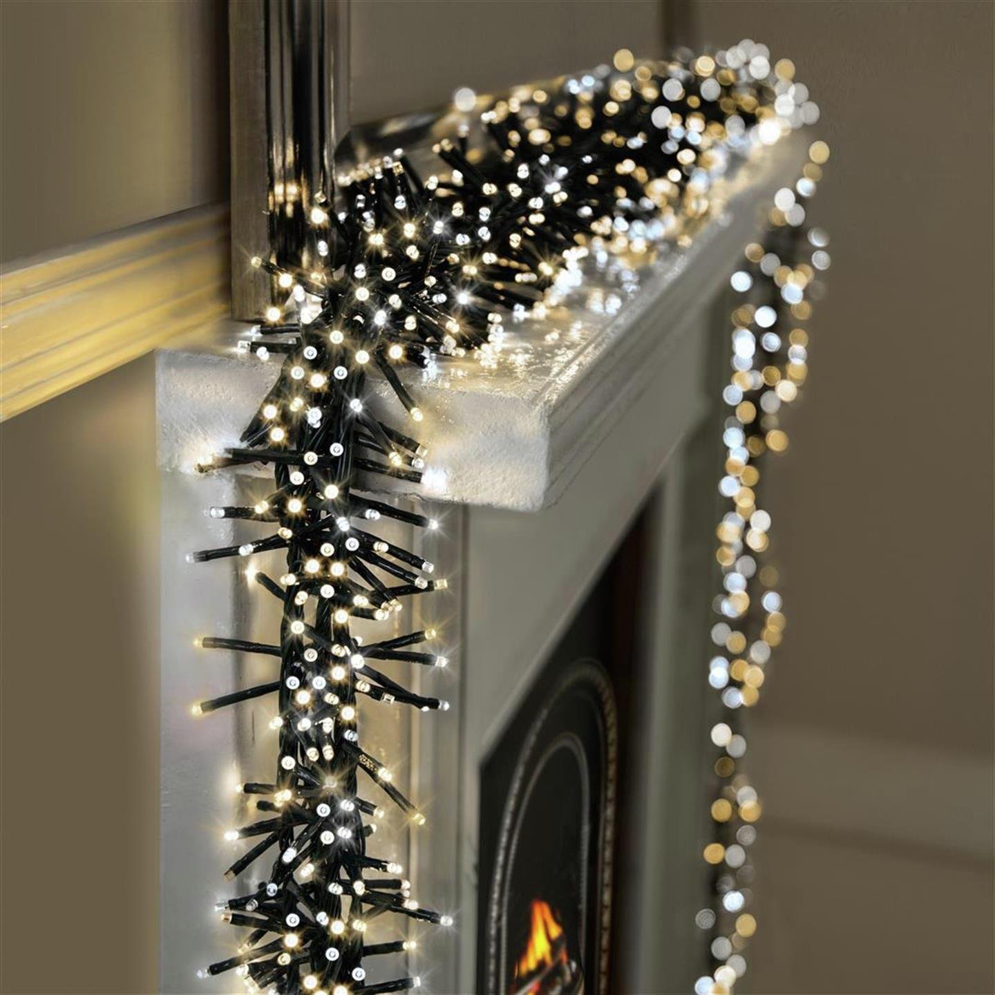 Premier Decorations 10m 2000 LED Cluster Lights