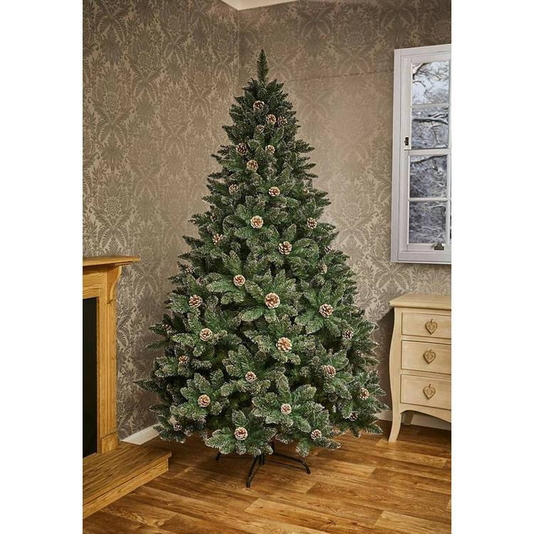 Premier Decorations 7ft Mountain Pine Christmas Tree 0