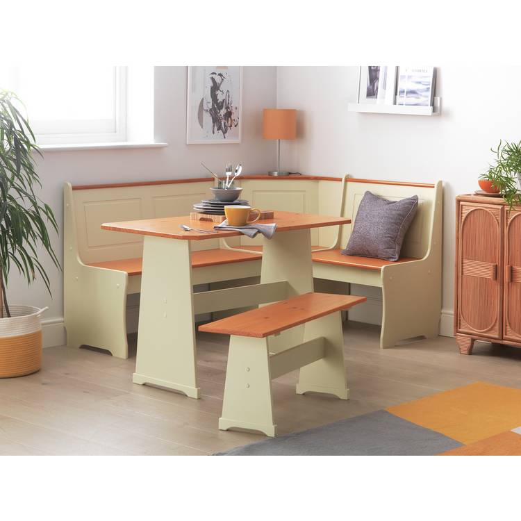 Argos Home Haversham Pine Dining Table & 1 Pine Bench 0