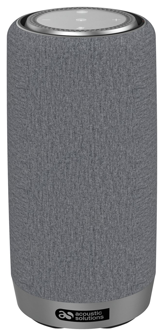 Acoustic Solutions Wireless Speaker with Amazon Alexa - Grey