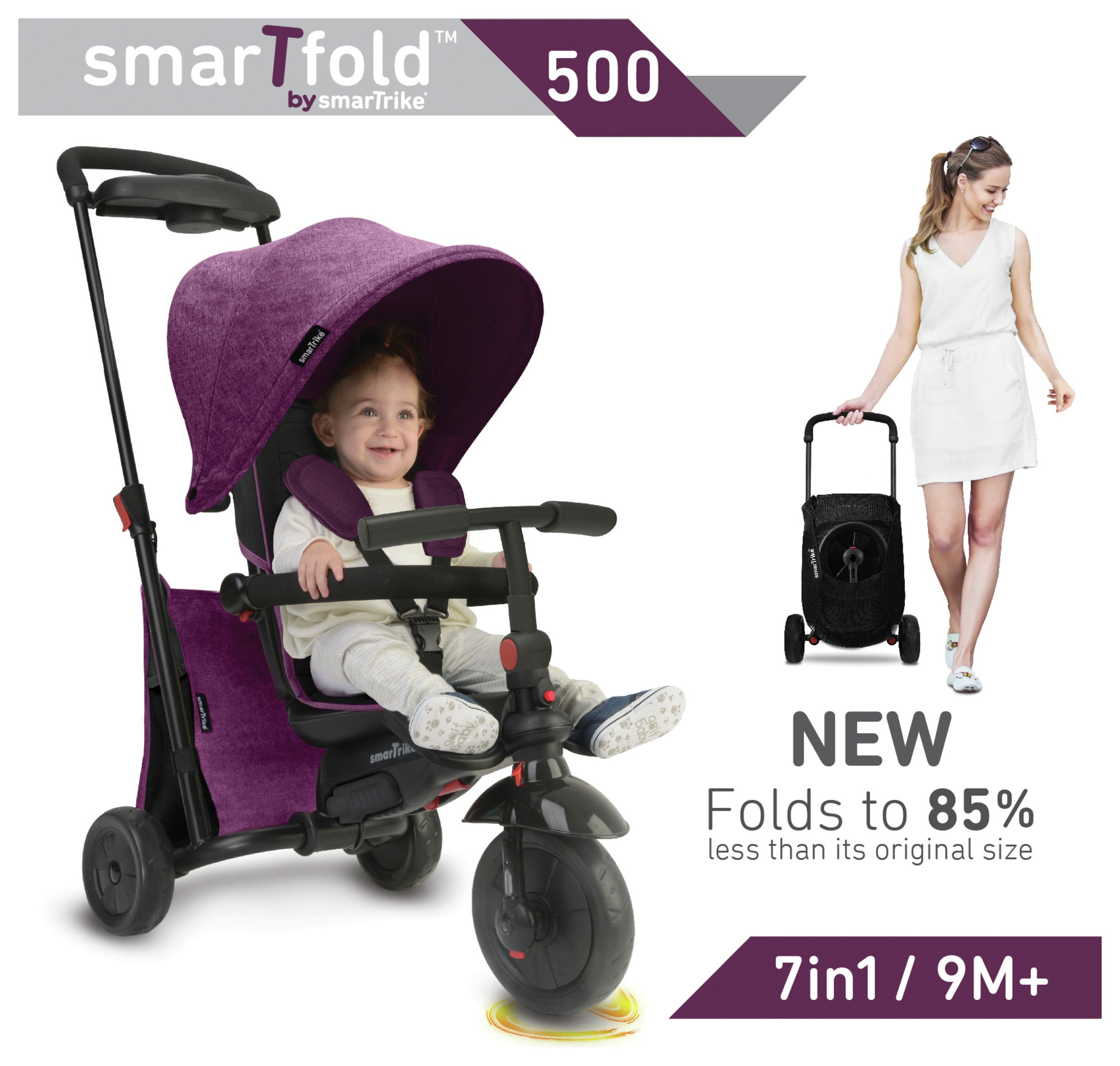 SmarTrike 7-in-1 Folding Trike.