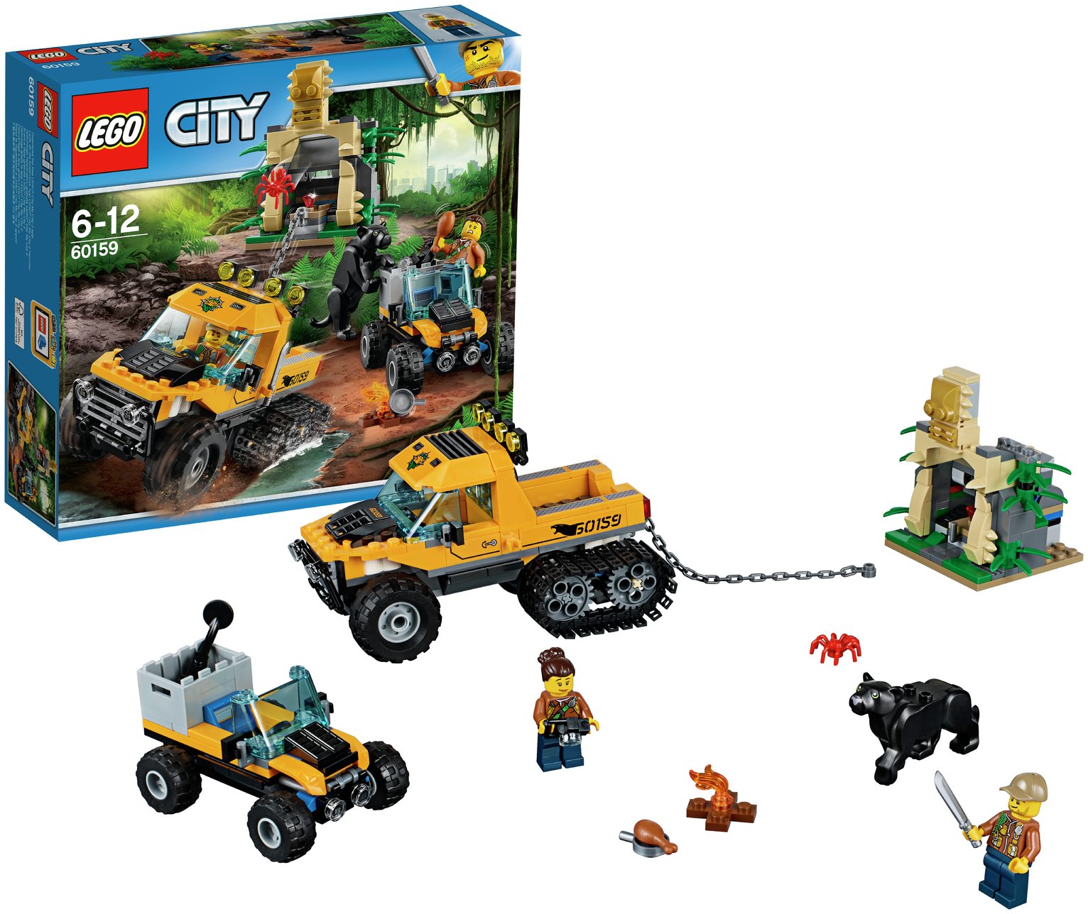 LEGO City Jungle Halftrack Mission - 60159
