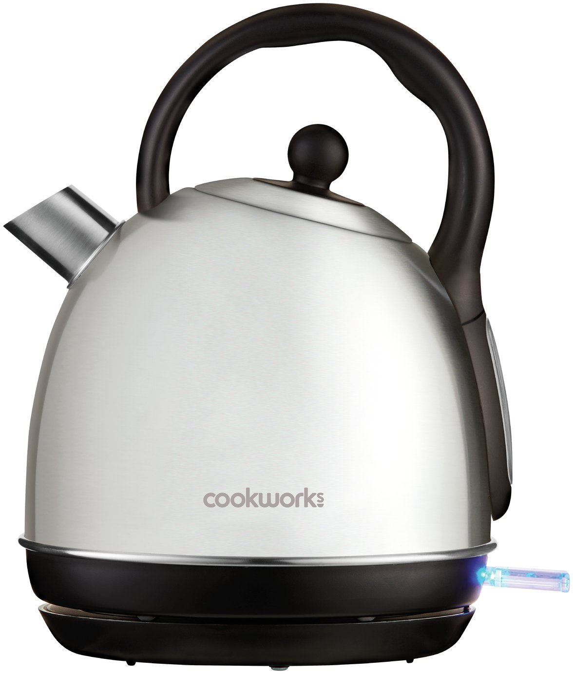 Cookworks Traditional Kettle - Brushed Stainless Steel