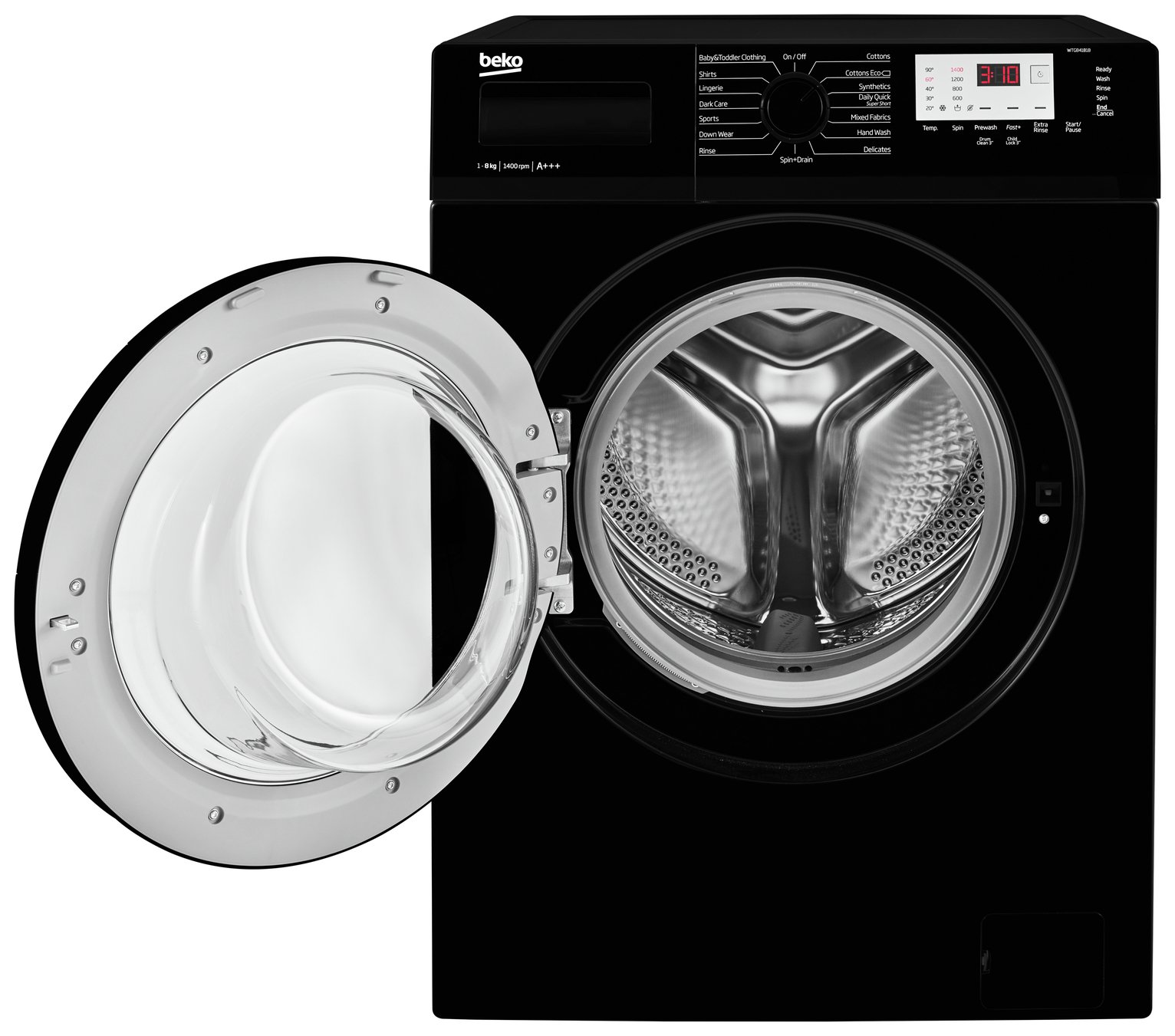 Beko WTG841B1B 8KG 1400 Spin Washing Machine Review