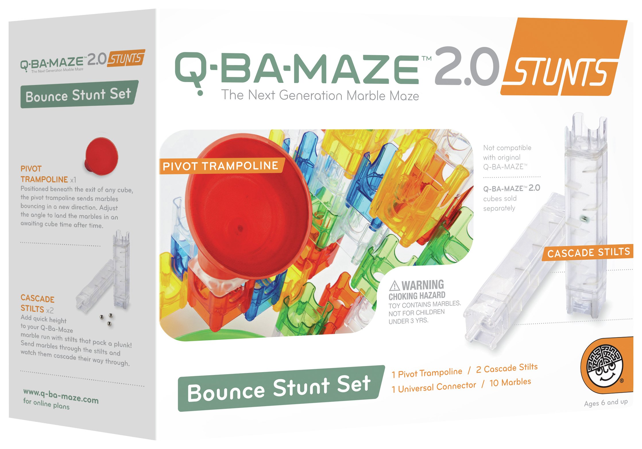 Mindware Q Ba Maze 2.0 Bounce Stunt Set. Mindware Q Ba Maze 2.0 Bounce Stunt Set.