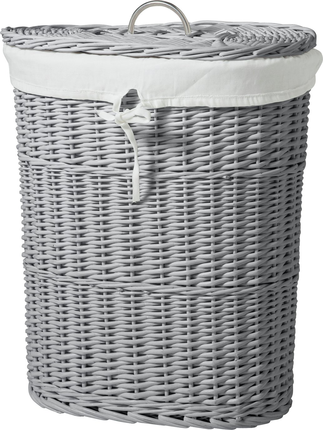 Argos Home Willow 60 Litre Oval Linen Bin