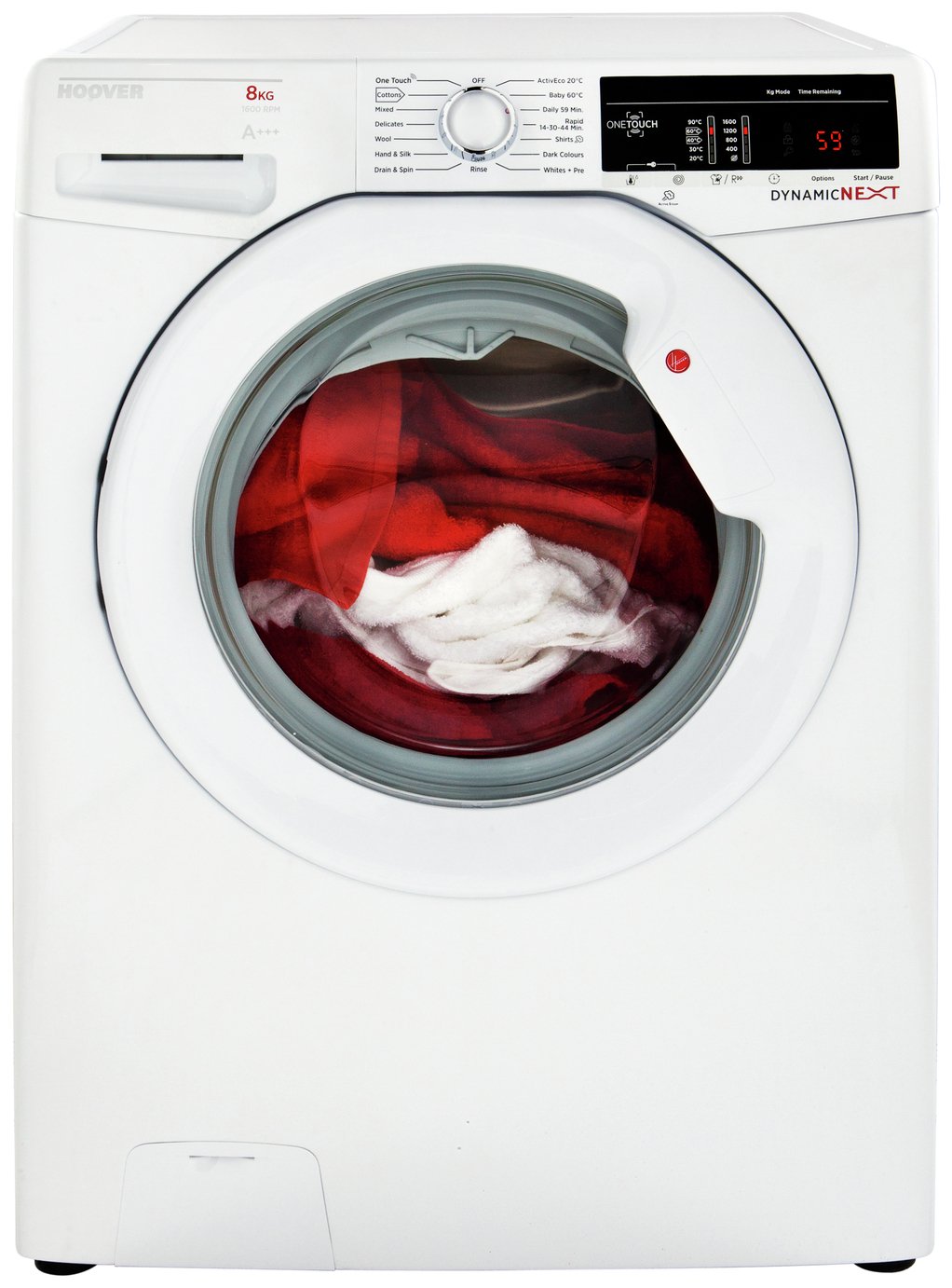 Hoover DXOA 68LW3 8KG 1600 Spin Washing Machine - White