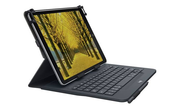 Logitech Universal Folio 9-10 Inch Tablet Case with Keyboard