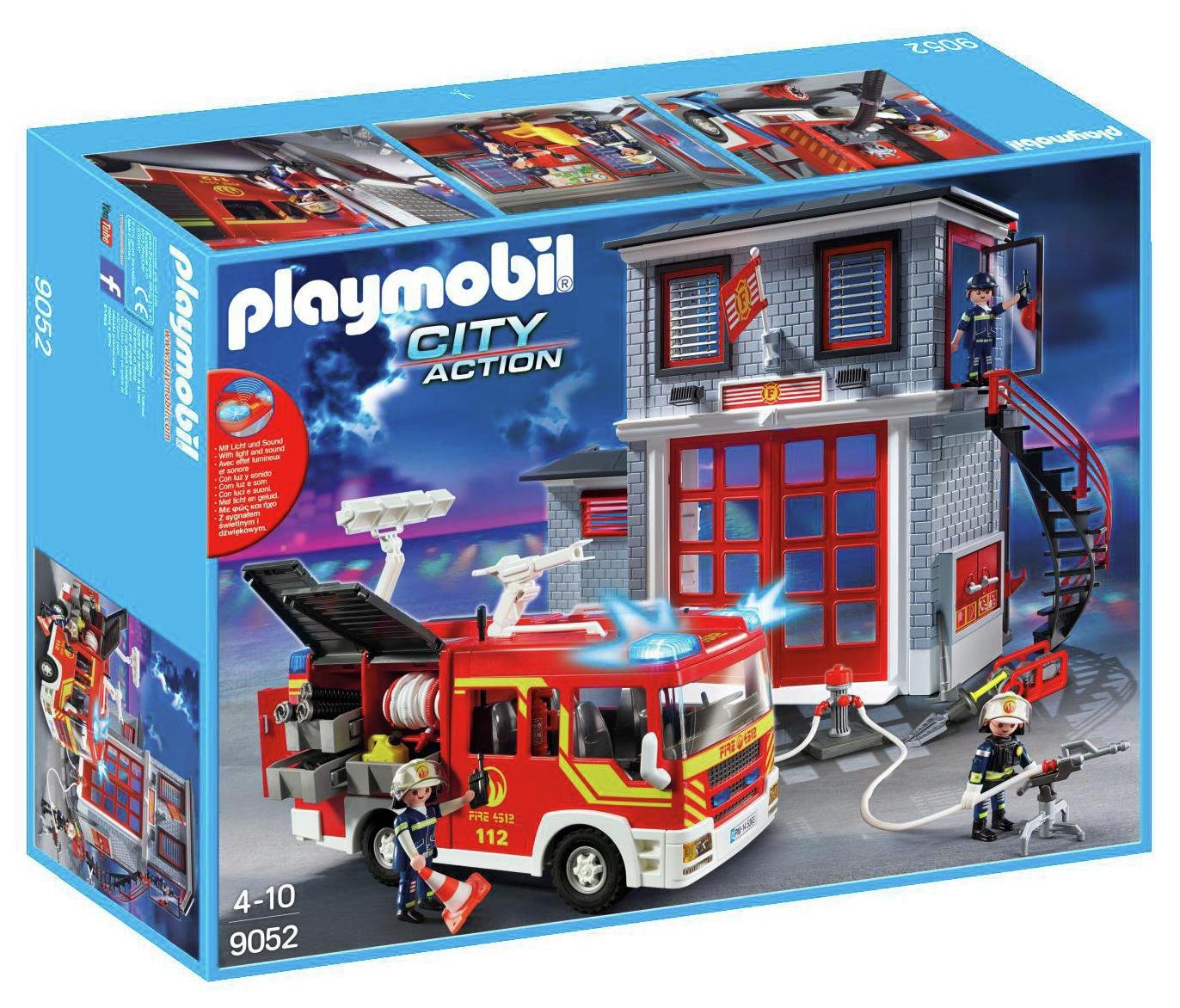 Playmobil 9052 City Action Fire Station Super Set