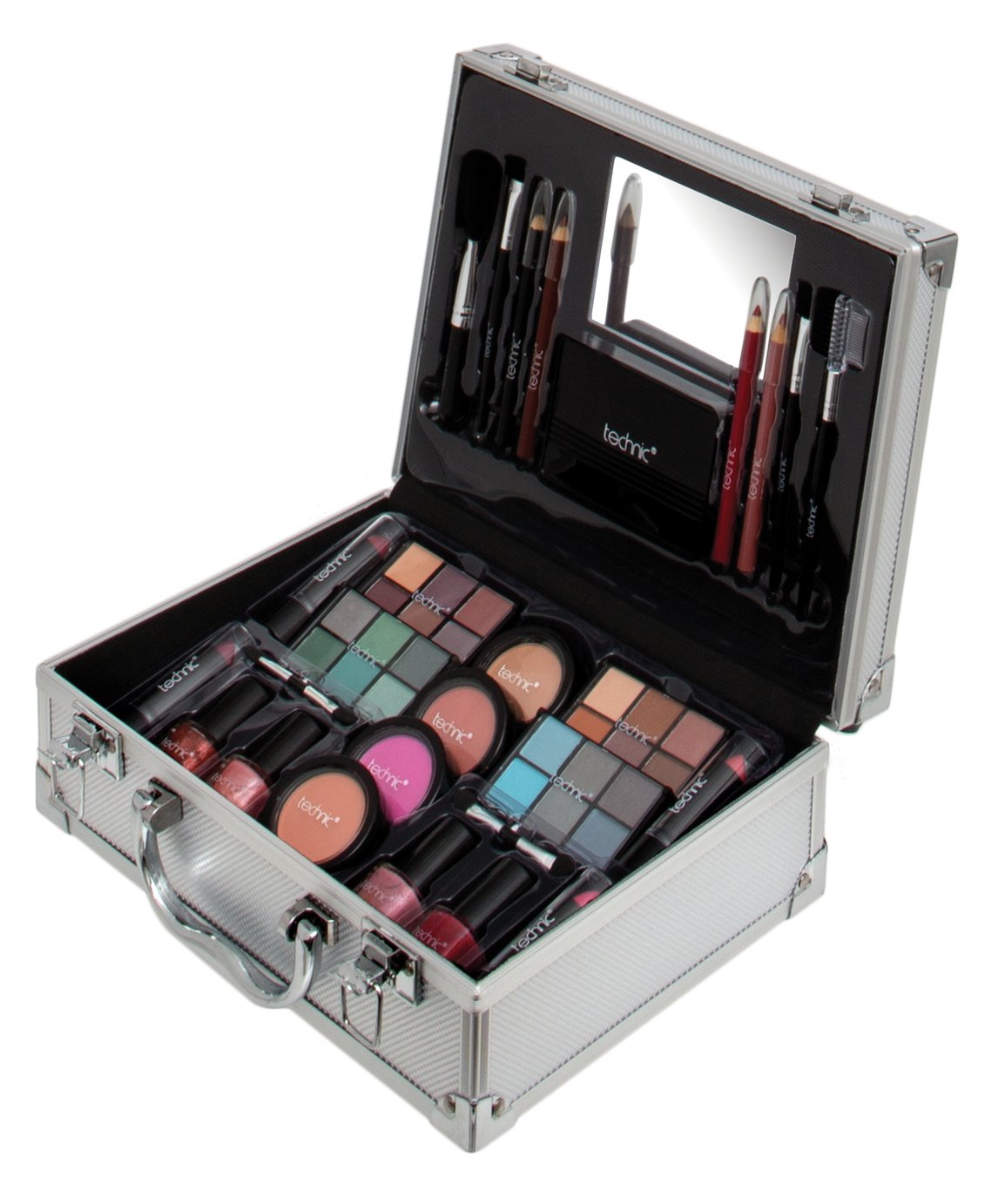 Technic Large 28 Piece Beauty Case with Makeup