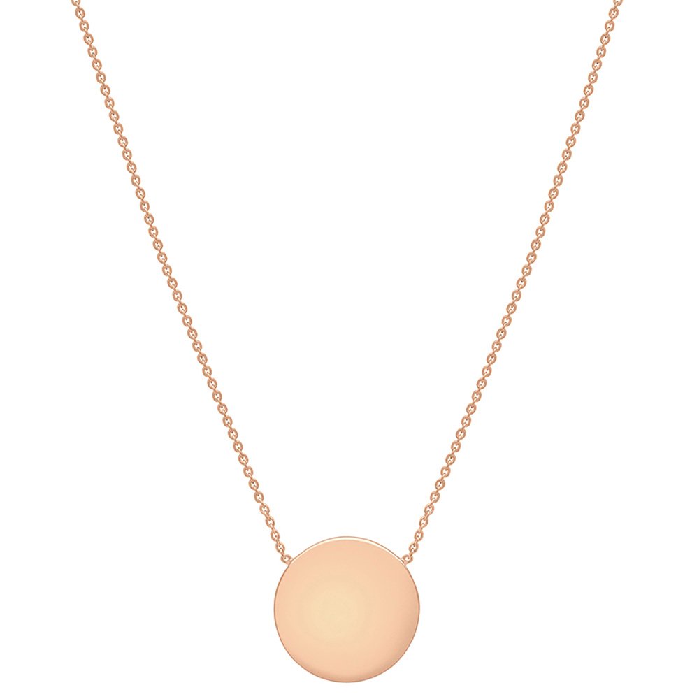 18ct Rose Gold Plated Personalised Pendant 17 Inch Necklace Review