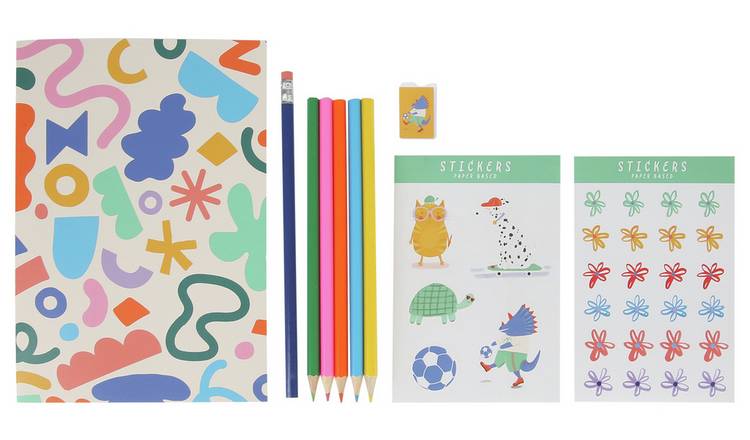 Home Road Trip Activity Kit A5 Notebook Stationery Set