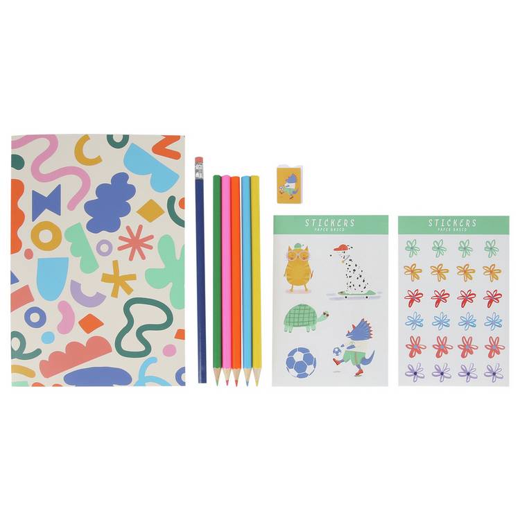 Home Road Trip Activity Kit A5 Notebook Stationery Set 0