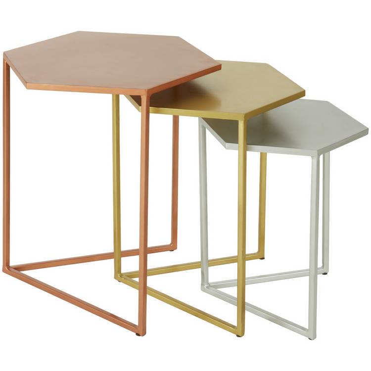 Fifty Five South Rabia Nest of 3 Tables 0