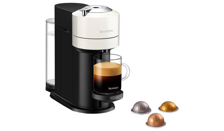 Nespresso Vertuo Next by De'Longhi Pod Coffee Machine-White