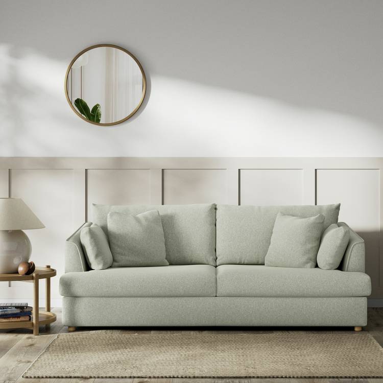 Habitat Holmfirth Fabric 3 Seater Sofa Bed - Sage Green 0
