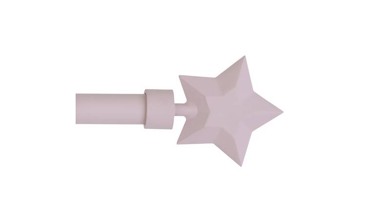 Argos Home Pink Extendable Curtain Pole - 120cm - 210cm
