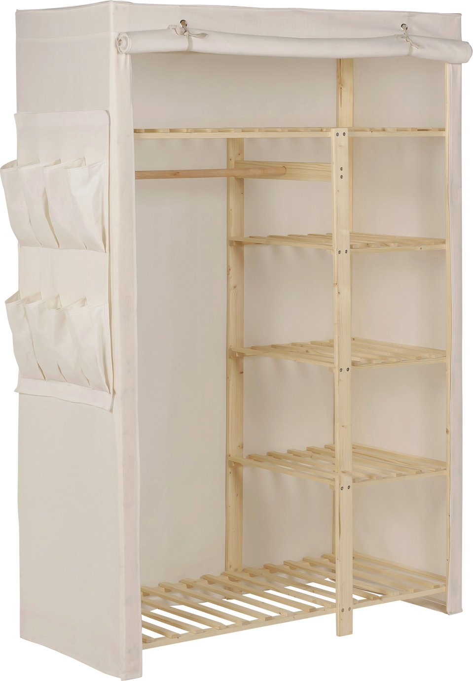 Argos Home Covered Double Wardrobe - Cream