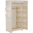 Buy Argos Home Covered Double Wardrobe - Cream | Clothes rails and ...