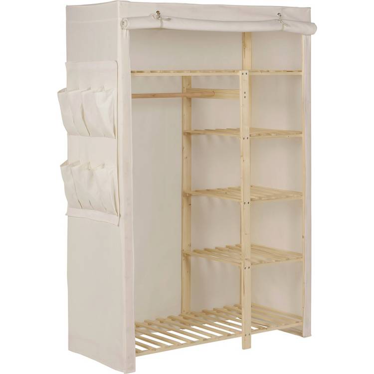 Argos Home Covered Double Wardrobe - Cream 0