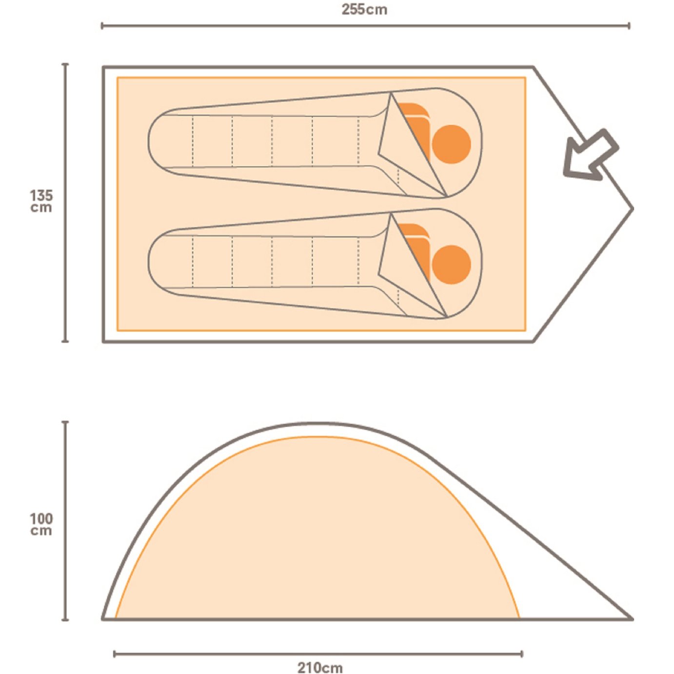 Regatta Zeefest 2 Man 1 Room Dome Camping Festival Tent Review