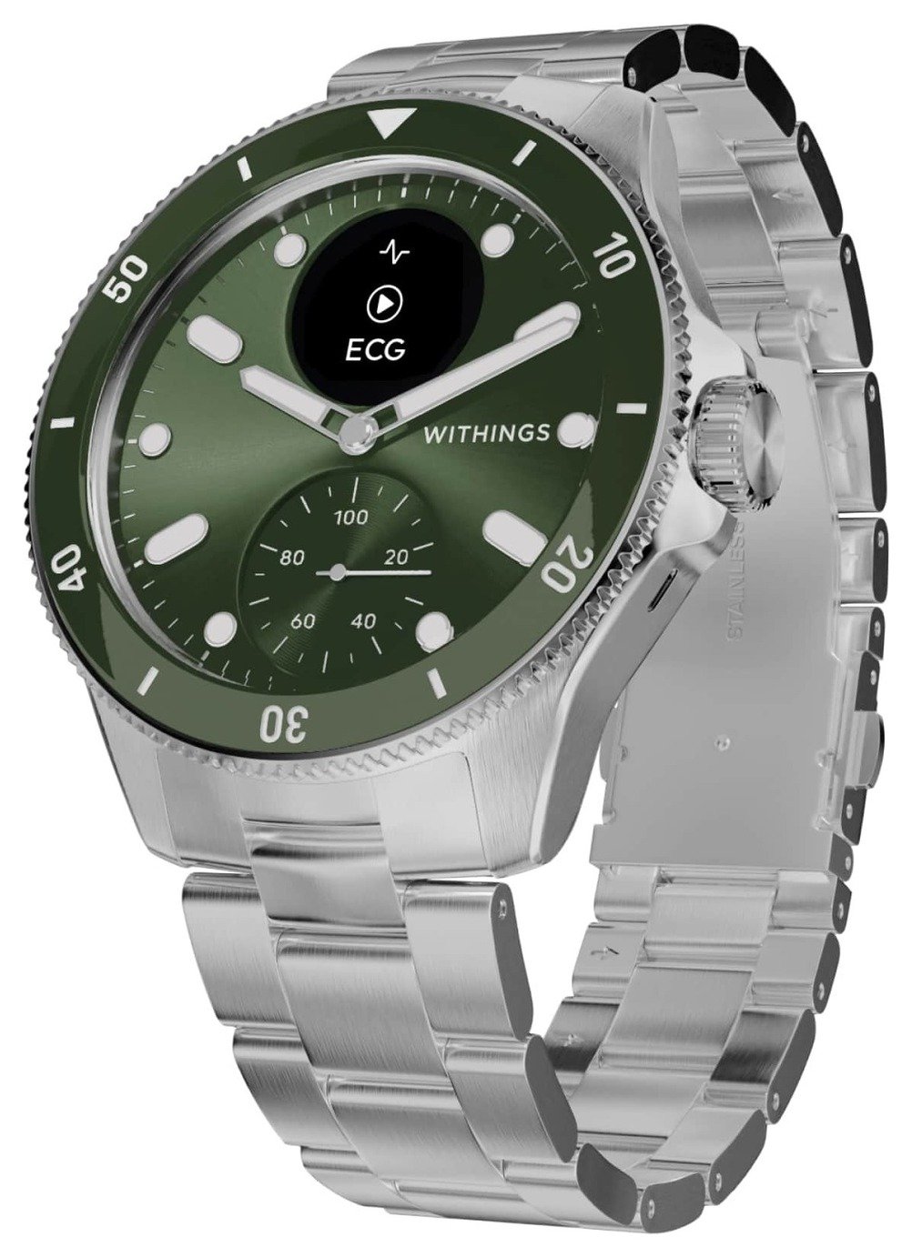 Withings ScanWatch Nova 42mm Smart Watch - Green