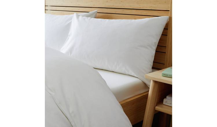 Habitat Easycare Plain White Bundle Bedding Set - Single