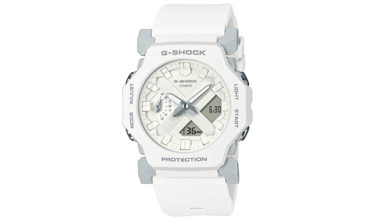 Casio G-Shock Digital Display White Bracelet Watch